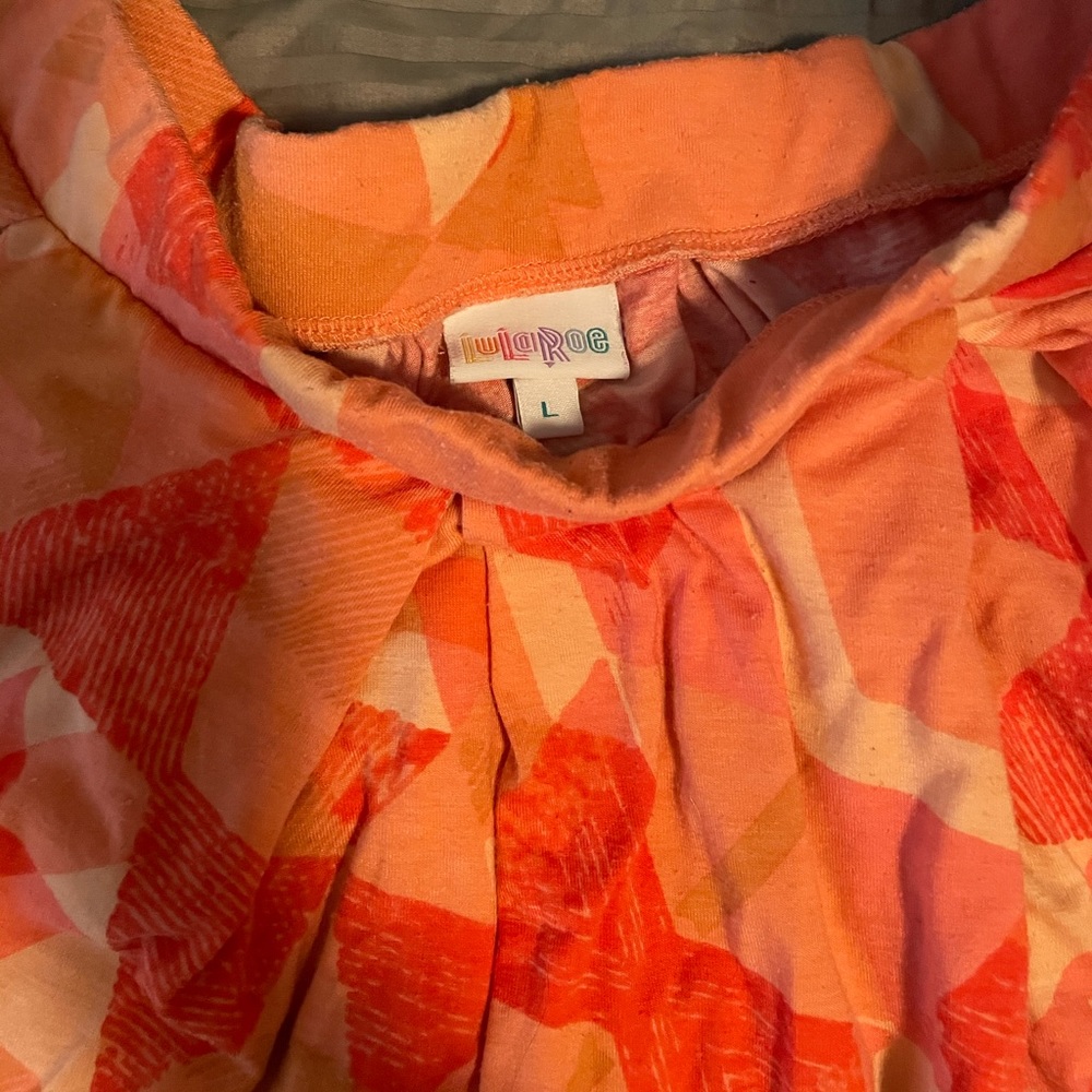 Lula Roe size Medium Coral Madison